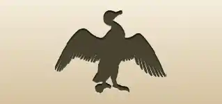 Cormorant silhouette