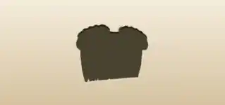 Comb silhouette