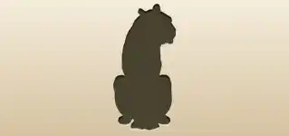 Tiger silhouette