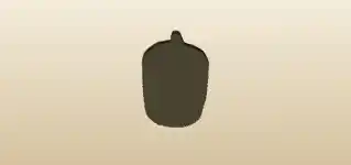 Basket Flask silhouette