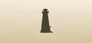 Lighthouse silhouette