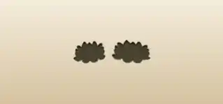 Lotuses silhouette