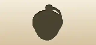 Basket Flask silhouette