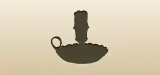 Candlestick silhouette