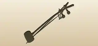 Haegeum Violin silhouette