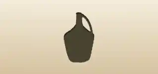 Basket Flask silhouette