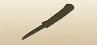 Knife silhouette