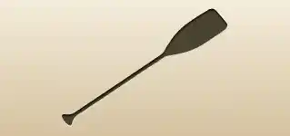 Oar silhouette