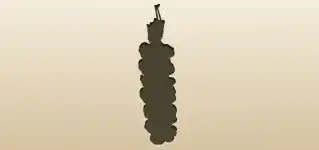 Garlic silhouette