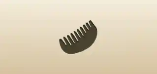 Comb silhouette