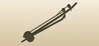 Haegeum Violin silhouette