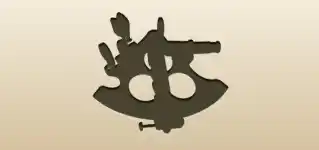 Sextant silhouette