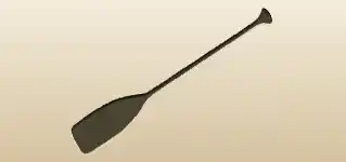 Oar silhouette