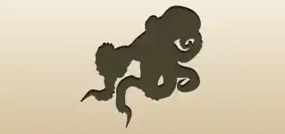 Octopus silhouette