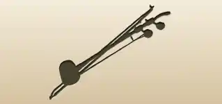 Haegeum Violin silhouette