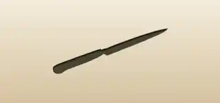Knife silhouette