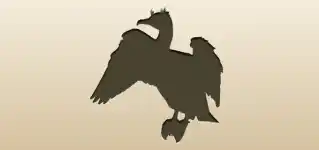 Cormorant silhouette
