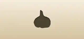 Garlic silhouette