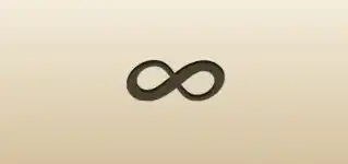 Infinity Symbol silhouette