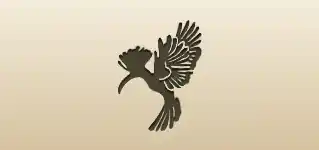 Hoopoe silhouette
