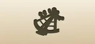 Sextant silhouette