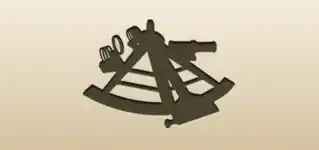 Sextant silhouette