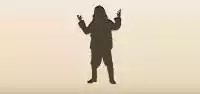 Santa silhouette