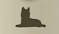 Dog silhouette