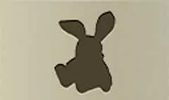 Hare silhouette