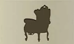 Armchair silhouette