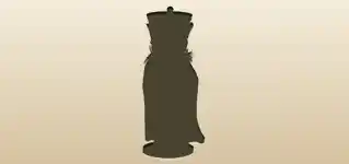 くるみ割り人形のシルエット