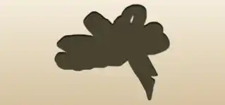 シナモンのシルエット