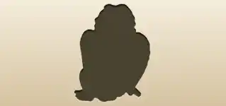 天使のシルエット