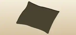 クッションのシルエット