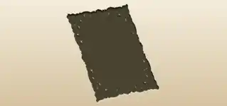絵画のシルエット