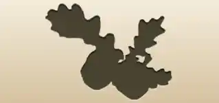 ドングリのシルエット