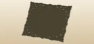 絵画のシルエット