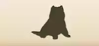 Dog silhouette