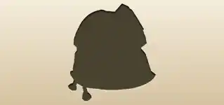 ギフトバッグのシルエット