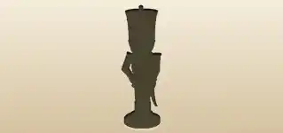 くるみ割り人形のシルエット