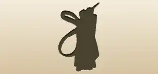 シナモンのシルエット