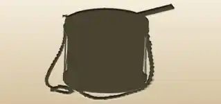 太鼓のシルエット