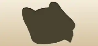 イヌのシルエット