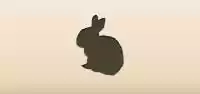 Hare silhouette