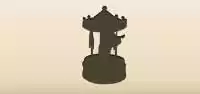 Carousel silhouette