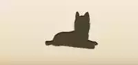 Dog silhouette
