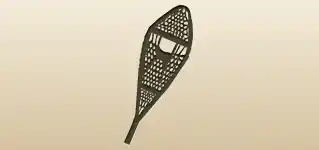スノーシューのシルエット