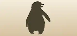 ペンギンのシルエット