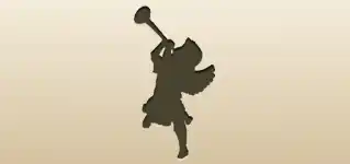 天使のシルエット