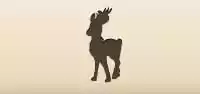 Deer silhouette